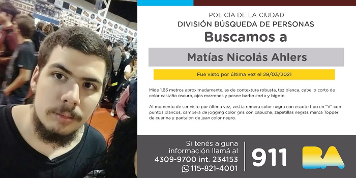 BUSCAN A MATIAS